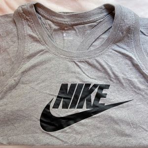 Nike Retro Logo Gray Tank Top